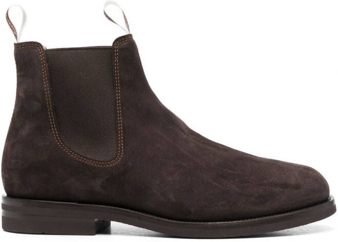 Scarosso William III leather Chelsea boots Brown