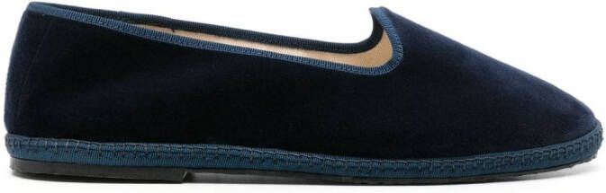 Scarosso William IV velvet loafers Blue