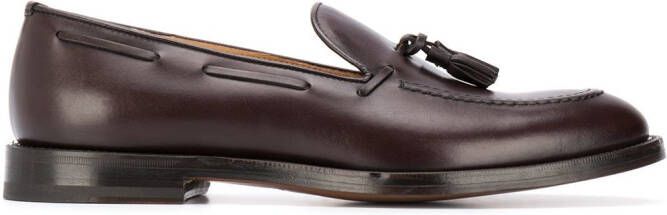 Scarosso William tassel loafers Brown