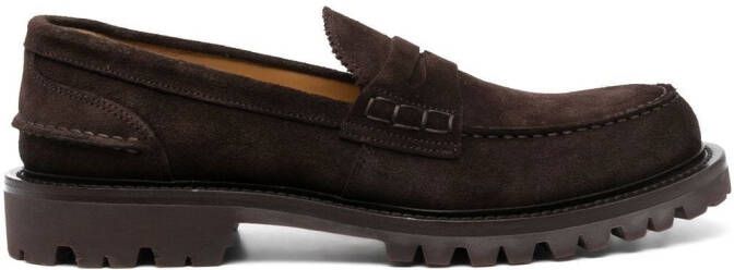 Scarosso Wooster II suede loafers Brown