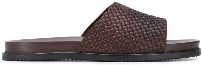 Scarosso woven sandals Brown