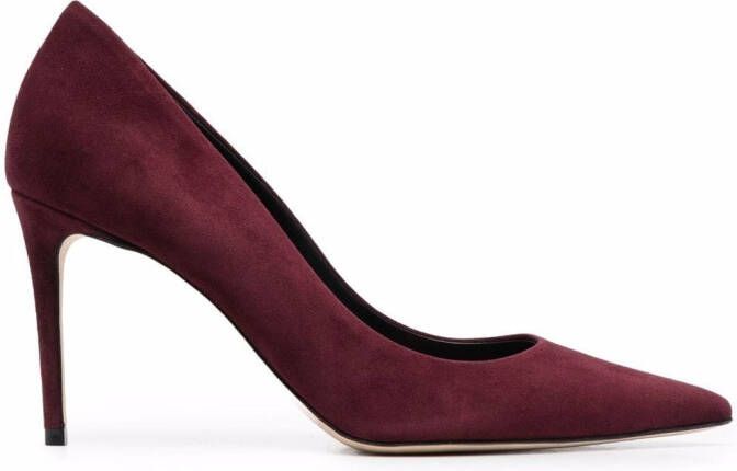Scarosso x Brian Atwood Gigi suede pumps Purple
