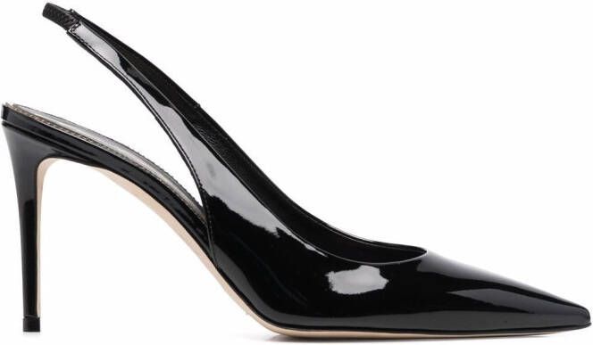 Scarosso x Brian Atwood Sutton slingback pumps Black