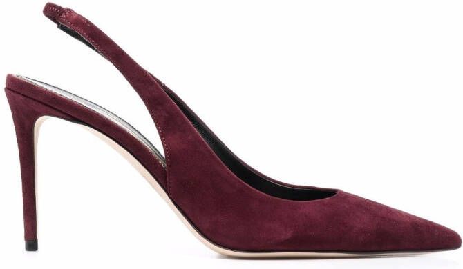 Scarosso x Brian Atwood Sutton slingback pumps Purple