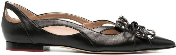 Scarosso x Paula Cademartori ballerina shoes Black