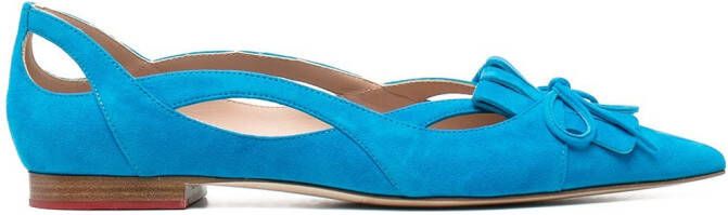 Scarosso x Paula Cademartori ballerina shoes Blue