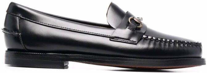 Sebago horsebit-detail leather loafers Black