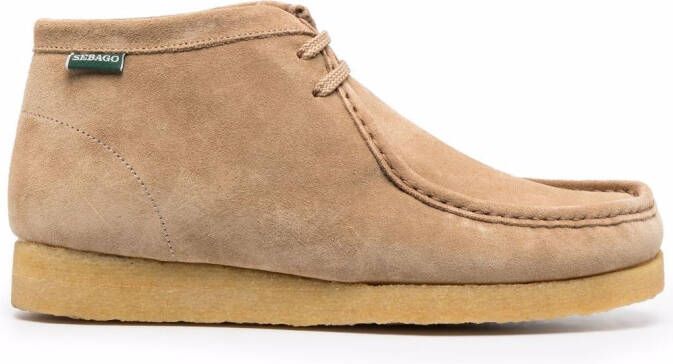 Sebago lace-up suede desert boots Neutrals