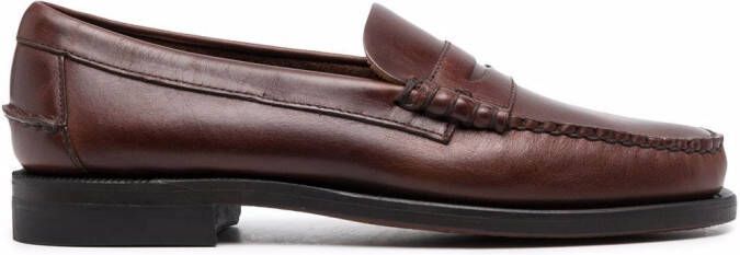 Sebago slip-on leather loafers Brown