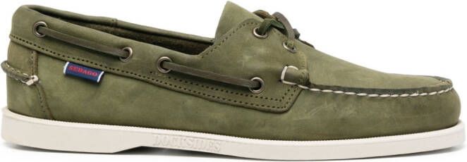Sebago suede boat shoes Green
