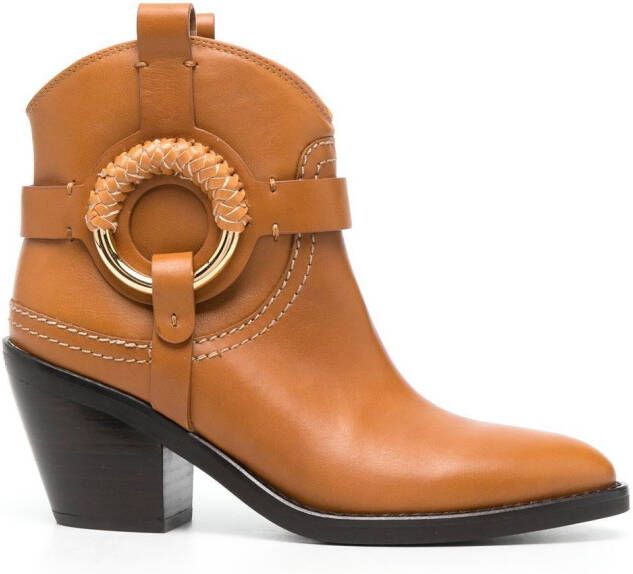 See by Chloé Hana 80mm boots Brown