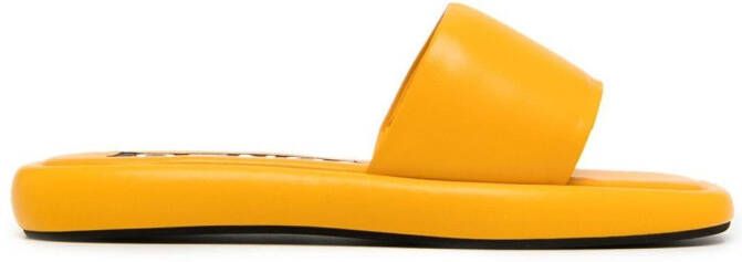 Senso Bentley leather sandals Yellow