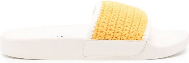 Senso Esme open-toe slides Yellow