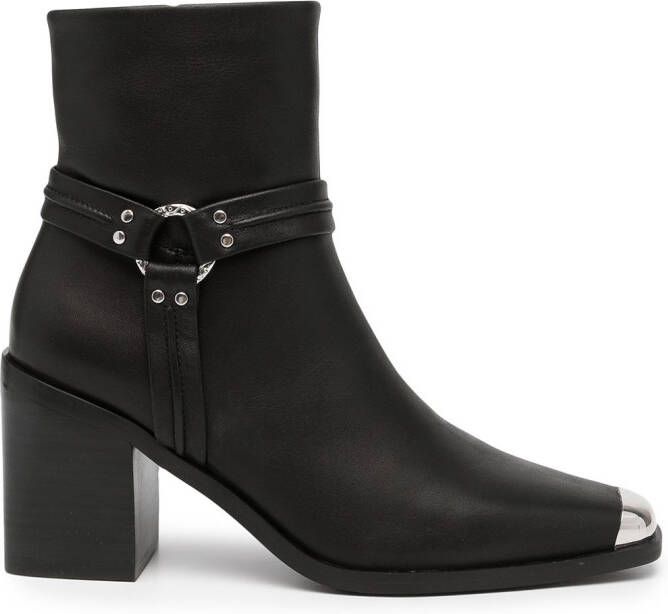 Senso Hunny metal toecap boots Black