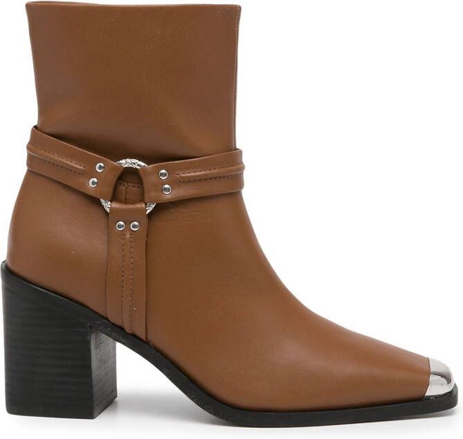Senso Hunny metal toecap boots Brown