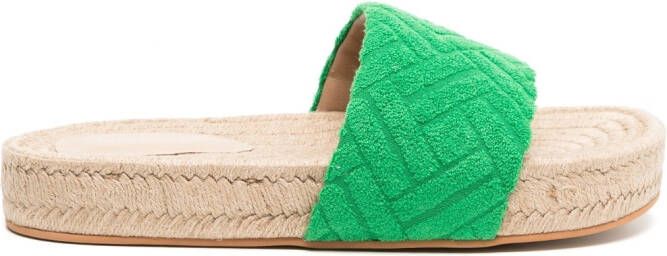 Senso Isobel open-toe espadrilles Green