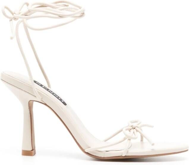 Senso Kalani 95mm leather sandals Neutrals