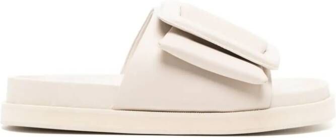 Senso Nola buckle-strap leather sandals Neutrals