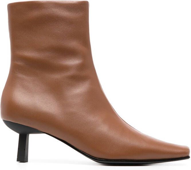Senso Orly heeled leather boots Brown
