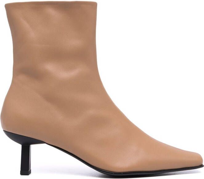 Senso Orly kid leather boots Brown