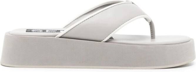 Senso Paxton platform flip flops White