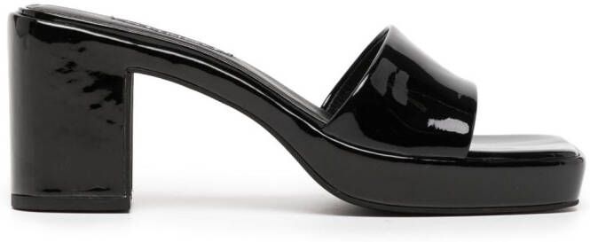 Senso 75mm Stevie leather sandals Black