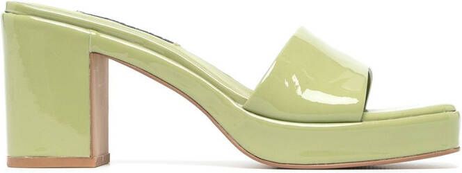 Senso Stevie patent sandals Green