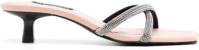 Senso Tatiana II crystal embellished sandals Silver