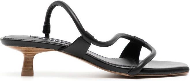 Senso Teyana kitten heel sandals Black