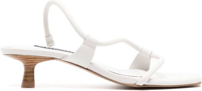 Senso Teyana kitten heel sandals White