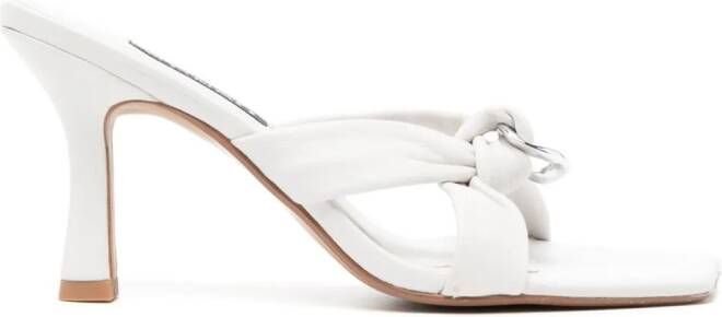 Senso 80mm Umbra sandals White