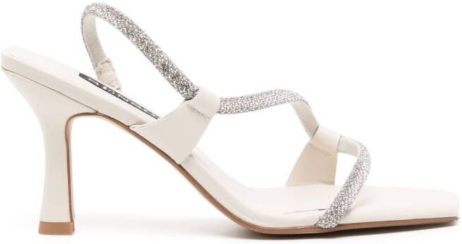 Senso Umee 90mm open-toe sandals Silver