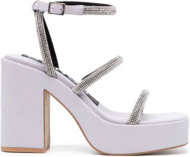 Senso Yasmin II 120mm leather sandals Purple