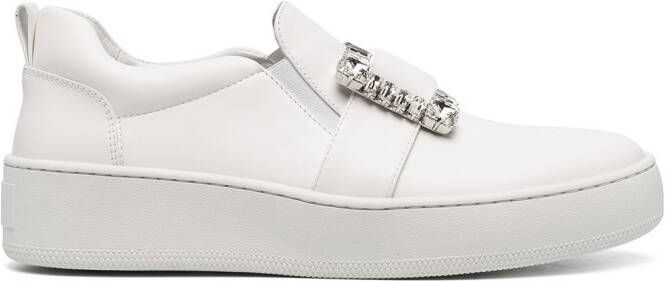 Sergio Rossi buckle-detail sneakers White