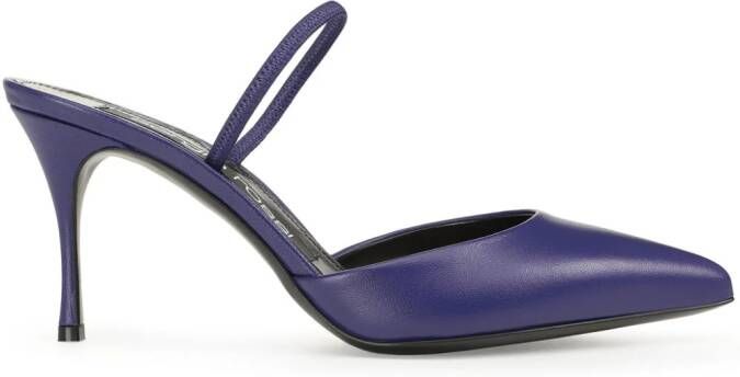 Sergio Rossi Godiva 75mm leather pumps Purple