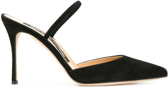 Sergio Rossi 95mm Godiva mules Black