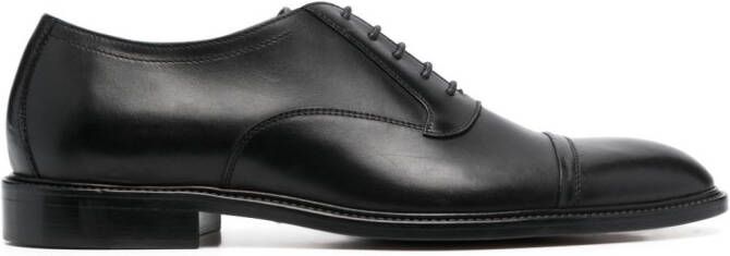 Sergio Rossi low-block heel derby shoes Black