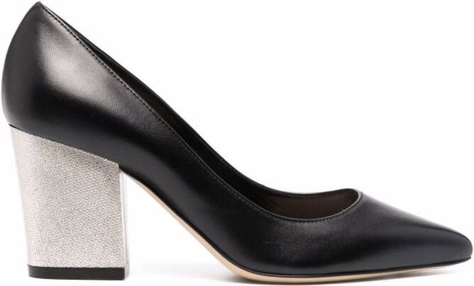 Sergio Rossi Nappa Seventy block-heel pumps Black