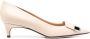 Sergio Rossi sr1 45mm plaque-embellished pumps Neutrals - Thumbnail 1