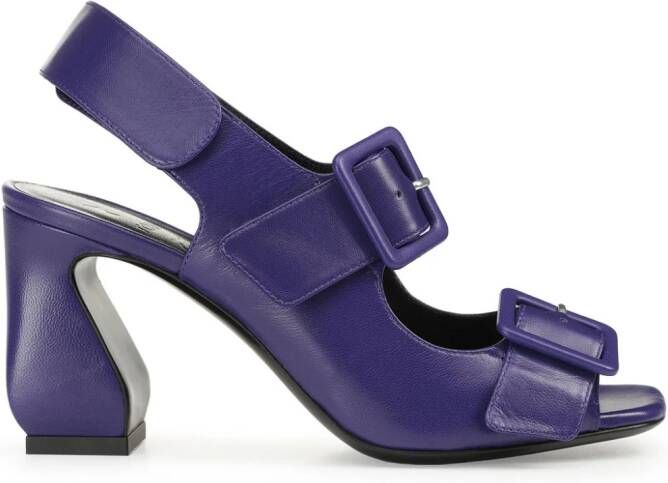 Sergio Rossi SI ROSSI 90mm leather sandals Purple