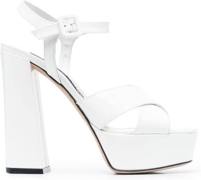 Sergio Rossi Sr Alicia 90mm platform sandals White