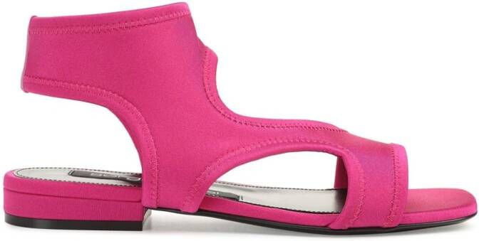 Sergio Rossi Sr Jane cut-out sandals Pink