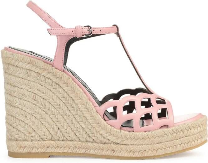 Sergio Rossi Sr Mermaid 115mm espadrilles Pink