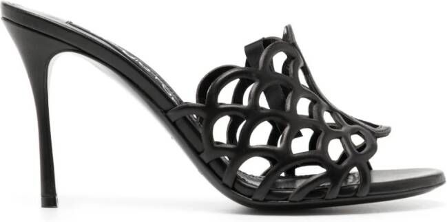 Sergio Rossi 90mm Sr Mermaid sandals Black