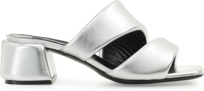 Sergio Rossi 45mm Sr Spongy sandals Silver