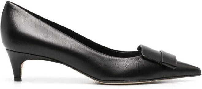 Sergio Rossi SR1 30mm leather pumps Black