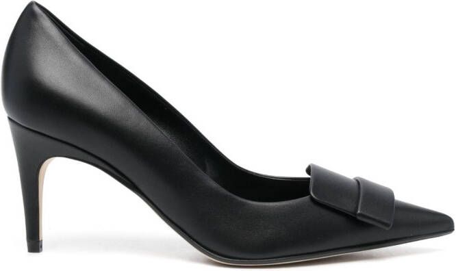 Sergio Rossi SR1 70mm nappa-leather pumps Black