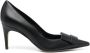 Sergio Rossi SR1 70mm nappa-leather pumps Black - Thumbnail 1