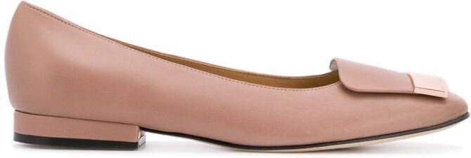Sergio Rossi SR1 ballerina shoes Neutrals