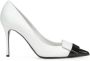 Sergio Rossi 75mm Sr1 Cindy leather pumps White - Thumbnail 1